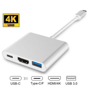 هاب USB TYPE C به HDMI و USB 3.0